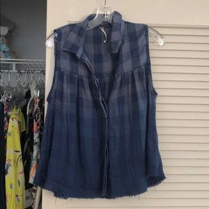 Free people plaid tank